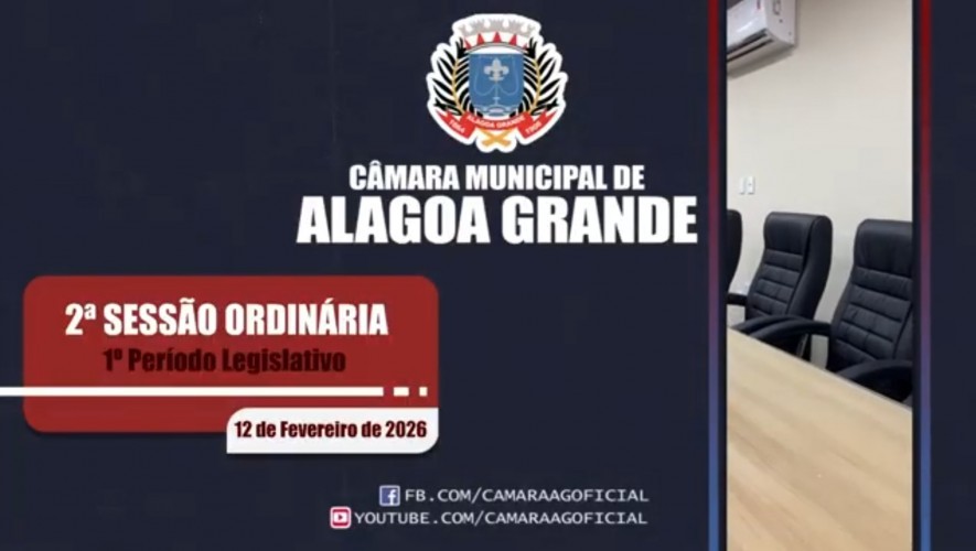 2ª Sessão Ordinária - 1º Período Legislativo - 12/02/2026
